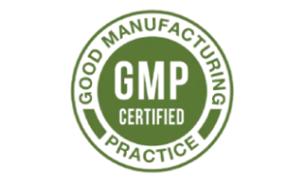 GMP certified production standards badge